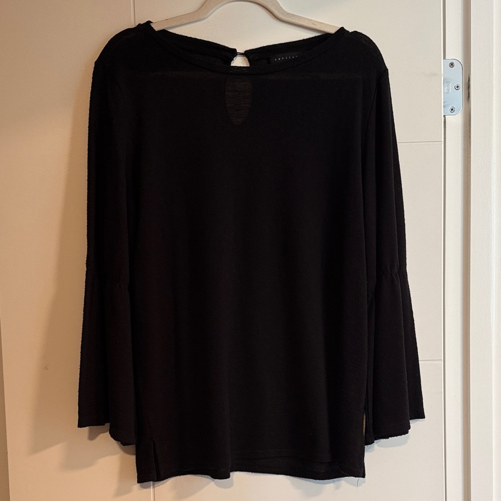 Sanctuary Black Long Sleeve Top